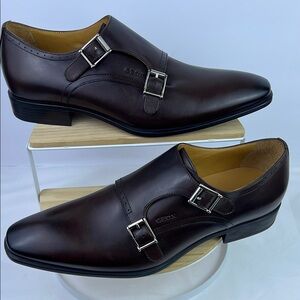 Geox Men's High Life 2 Monk Strap Dress Shoes